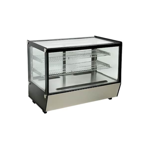 Elite Kitchen Supply 30 in. 5.7 cu. ft. Refrigerated Showcase Cake Display Countertop NSF EW160 Black