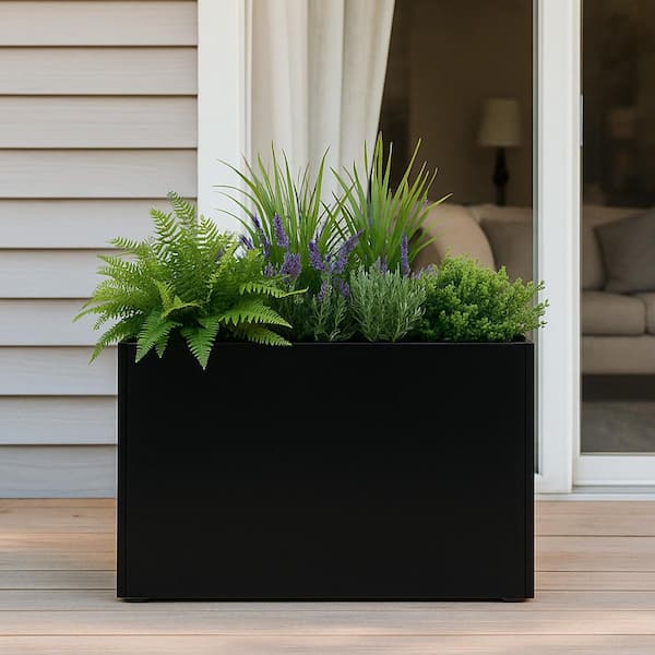 KOZYARD 30 in. L x 12 in. W x 24 in. H Metal Planter Box