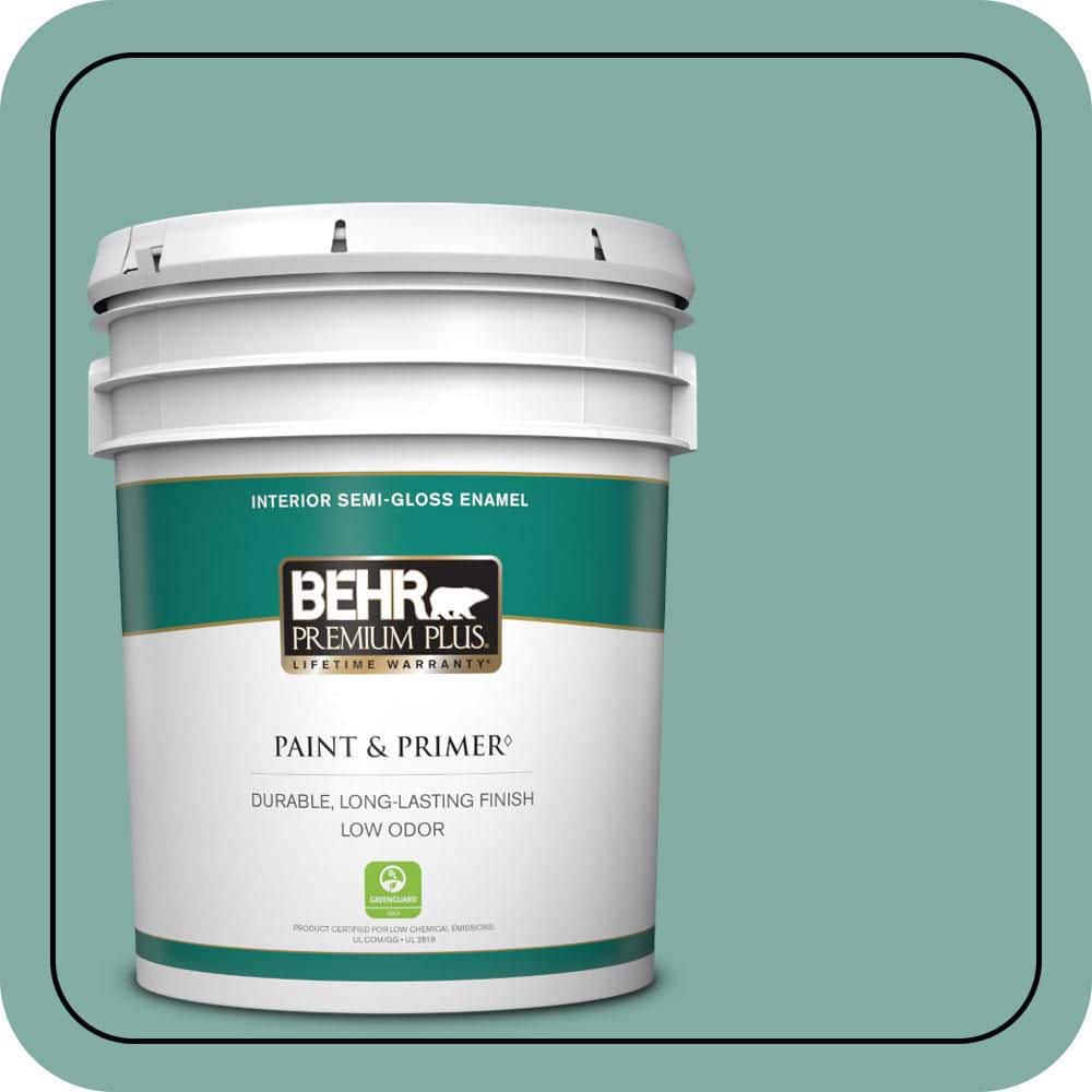 5 gal. #M440-4 Summer Dragonfly Semi-Gloss Enamel Low Odor Interior Paint & Primer price history on PriceWatchPro