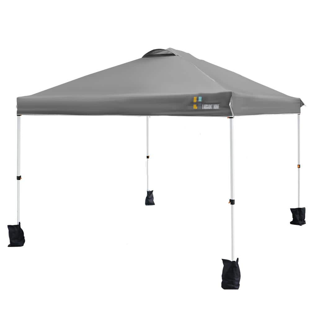 10 ft. x 10 ft. Pop Up Portable Folding Instant Canopy Tent with Roller Bag