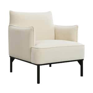 Daisy Ivory Fabric Accent Chair