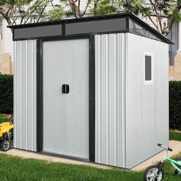6 ft. x 5 ft. Metal Shed with Window (30 sq. ft. )