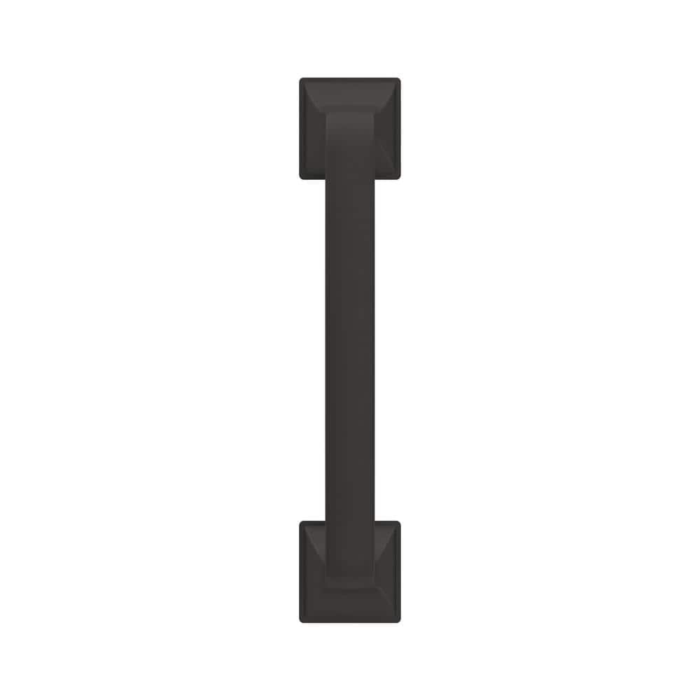 Matte Black Traditional Cabinet Drawer Pull with Mounting Hardware