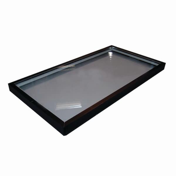 Western Skylights 26.75 in. x 49.75 in. Glass Temp/Temp Fixed Skylight