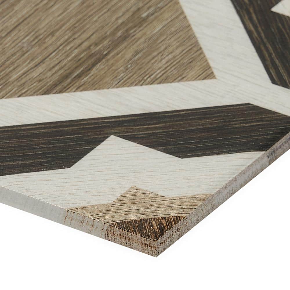 Ventura Starwood 8" x 8" Multicolor Matte Porcelain Tile