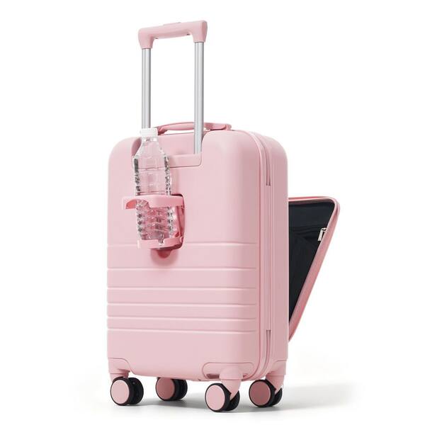 はたけカカシ:ll サイズ40 ピンク YOKOCHAN Merax 2 Piece Pink Expandable ABS Plastic Hardshell Luggage Set