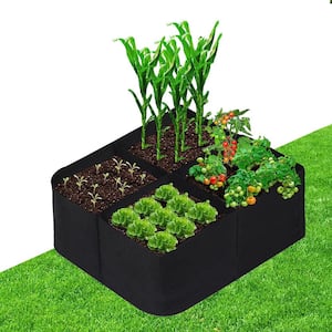 HIDBEA 5 Gal. Black Fabric Planting Containers and Pots Planter  KP-SZD-5GAL-6P - The Home Depot