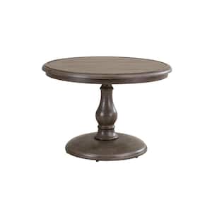 Windsor Brown Round Metal Outdoor Dining Table