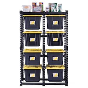 10-Tote Metal Storage Rack for HDX 14 and 27 Gal. Totes (50 in. W x 78 in. H x 24 in. D)