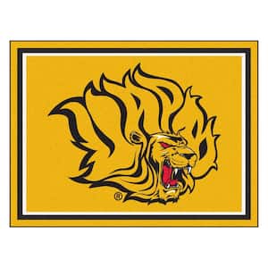 NCAA University of Arkansas-Pine Bluff Gold 8 ft. x 10 ft. Indoor Area Rug