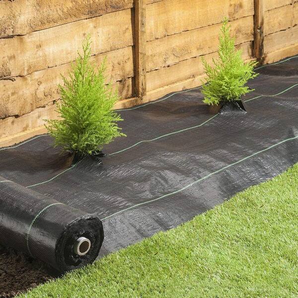 Pro-Tec Garden Products Lazy Gardener 6ft x 50ft Heavy Duty 100g Weed Control Membrane Ground Cover Landscape Fabric