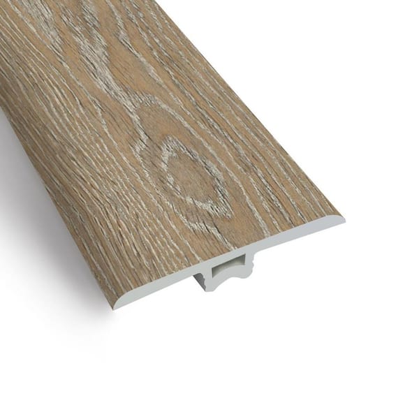 ASPEN FLOORING Waterproof Rigid Core T-Molding in the color Drift 0.23 in. T x 1.77 in. W x 94 in. L