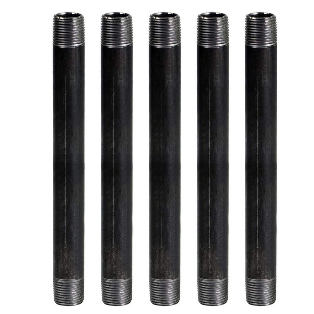1/4 in. x 4 ft. Steel Pipe in Black (5-Pack) price history on PriceWatchPro