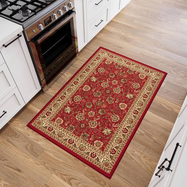 Ottomanson Ottohome Collection Non-Slip Rubberback Oriental