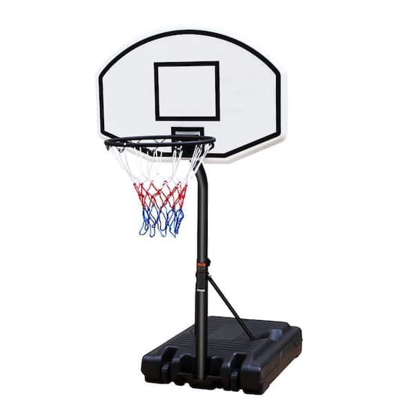 Unbranded 3.1 ft. x 4.7 ft. Outdoor Sports Equipment Portable Poolside Basketball Hoop System with 36 in. Backboard for Recreation