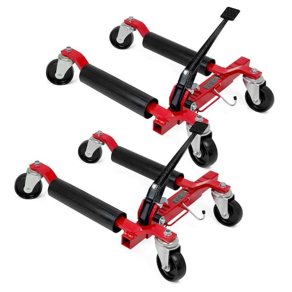 XtremepowerUS 1250 lbs. Car Vehicle Positioning Moving Wheel Dolly Lift