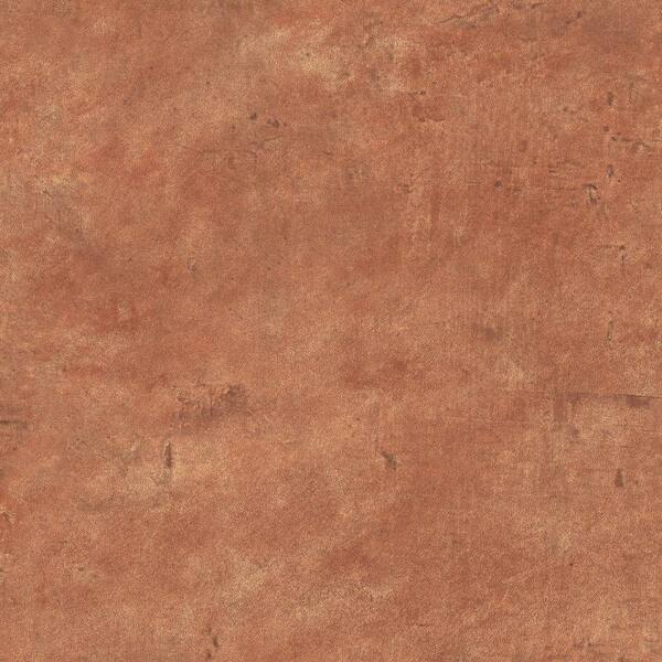 The Wallpaper Company 10 in. x 8 in. Orange Leather Like Wallpaper Sample