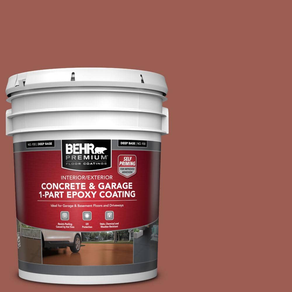 5 gal. #S160-6 Red Potato Self-Priming 1-Part Epoxy Satin Interior/Exterior Concrete and Garage Floor Paint price history on PriceWatchPro