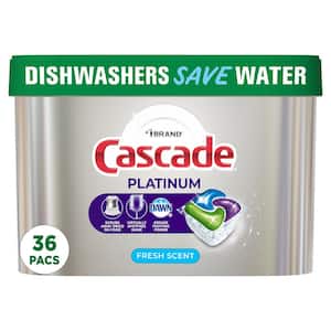 Platinum Dishwasher Pods, ActionPacs Dishwasher Detergent, Fresh Scent (36- Count)