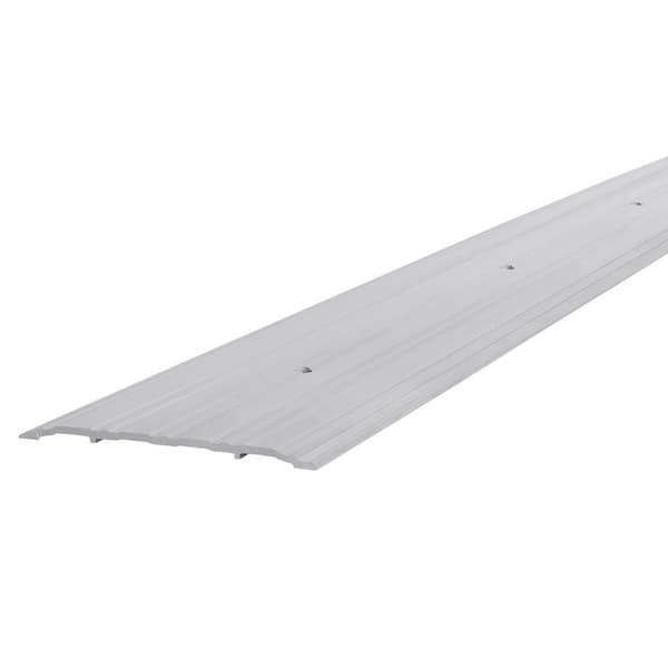 M-D Building Products 5 in. x 1/4 in. x 72 in. Silver Aluminum Commercial Flat-Profile Threshold