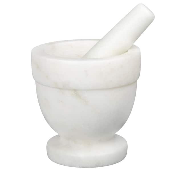 Marble Stone Mortar & Pestle, Stone herb grinder, Mortar and