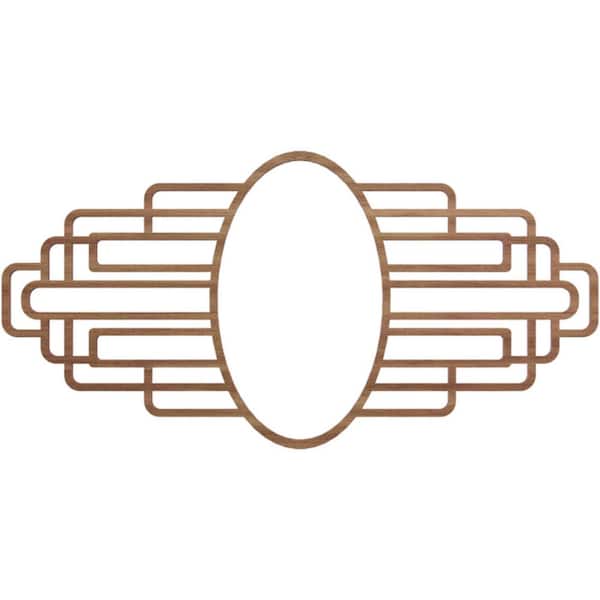 Ekena Millwork 0.25 in. x 6.75 in. x 9 in. Wood Medallion Moulding