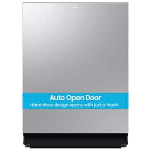 Bespoke 24 in. Built-In Tall Tub Dishwasher in Stainless Steel with 3rd Rack Washing System and Auto Open Door, 38 dBA