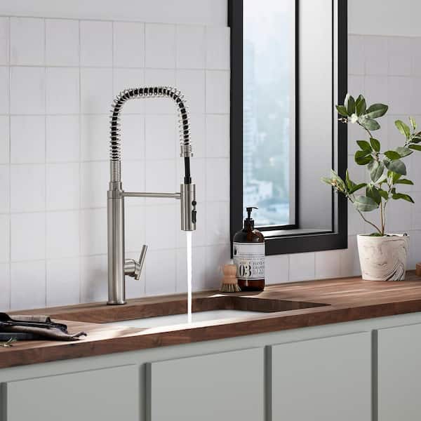 KOHLER Purist Single-Handle Semiprofessional Kitchen Sink Faucet