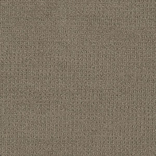 TrafficMaster Tailgate Classic - Reo - Brown 28 oz. SD Polyester Pattern Installed Carpet