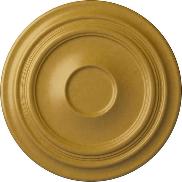 Ekena Millwork 1-1/2 in. x 24-3/8 in. x 24-3/8 in. Polyurethane Traditional Ceiling Medallion Moulding