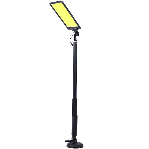 12V 10000 Lumens LED Portable Outdoor Work Light with Telescoping Pole Suction Cup Magnetic Base