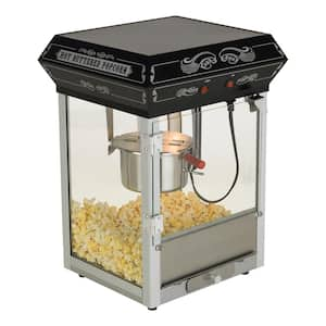 Superior Popcorn Black Countertop Movie Night Popcorn Popper Machine