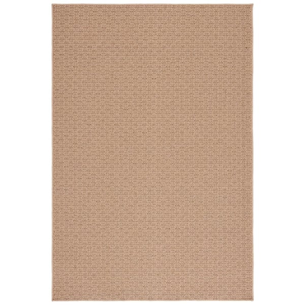 Atrium Sisal Beige 5 ft. x 8 ft. Modern Solid Indoor/Outdoor Area Rug