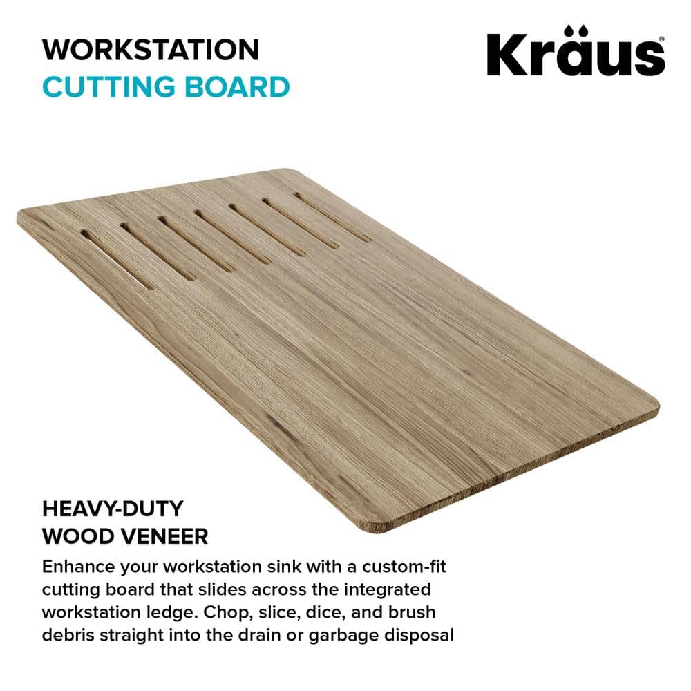 Modern Light Brown Wood Veneer Rectangular Cutting Board