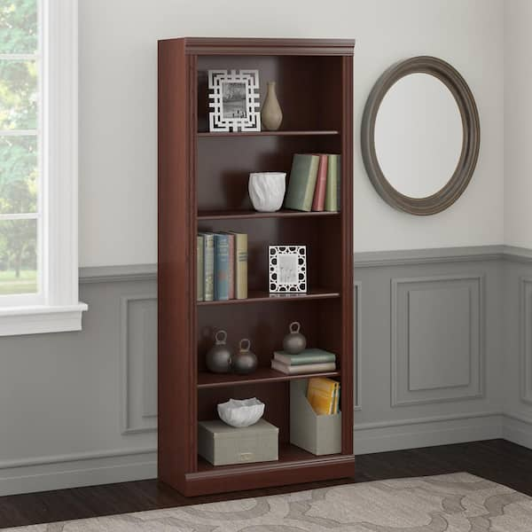 Bush Furniture Somerset 5 Shelf Bookcase Hansen Cherry