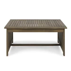 Casa Grey Rectangular Wood Outdoor Coffee Table