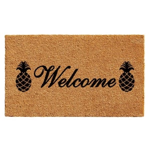 Calloway Mills 107383048 Modern Black Welcome Doormat 30 x 48