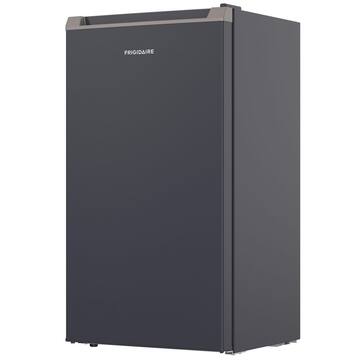 Frigidaire 3.2 cu. ft. Sleek Mini Refrigerator in Gray with Recessed Handle and Reversible Door EFR395-SLATE-6COM