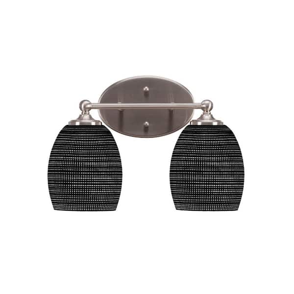 Unbranded Royale 13.75 in. 2-Light Brushed Nickel Vanity Light