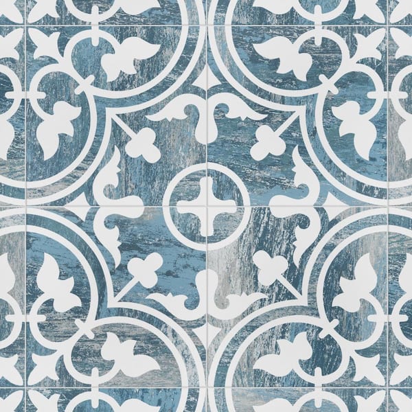 Blue Mediterranean Tile Envelope Liners (set of 10) – fioribelle