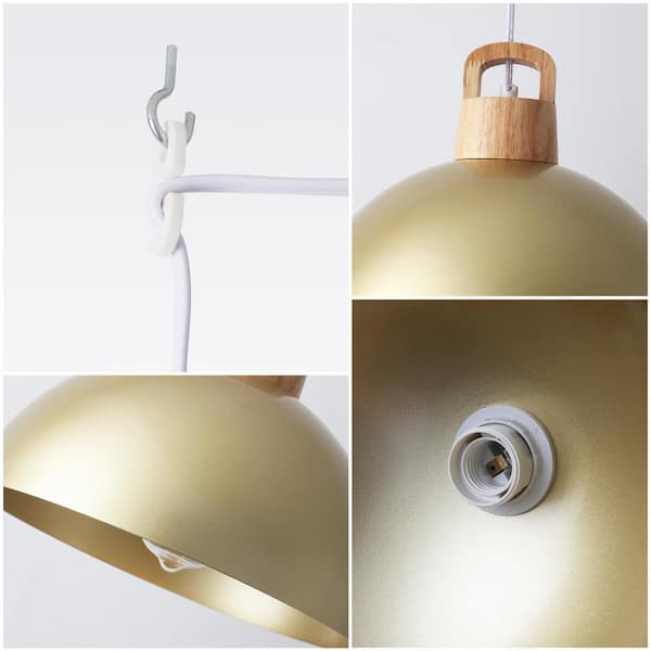 Have a question about LWYTJO 1-Light Spray-Painted Gold Modern