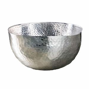 Amelia 13 in. W x 6 in. H x 13 in. D Round silver Stainless Steel Bowls
