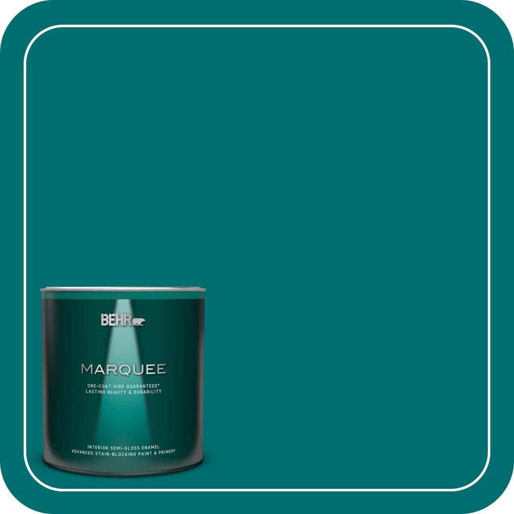 1 qt. #P460-7 Caribbean Current Semi-Gloss Enamel Interior Paint & Primer price history on PriceWatchPro