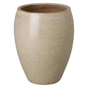 18 in. x 18 in. x 24 in. H Tropical Sand Ceramic Large ARC Planter