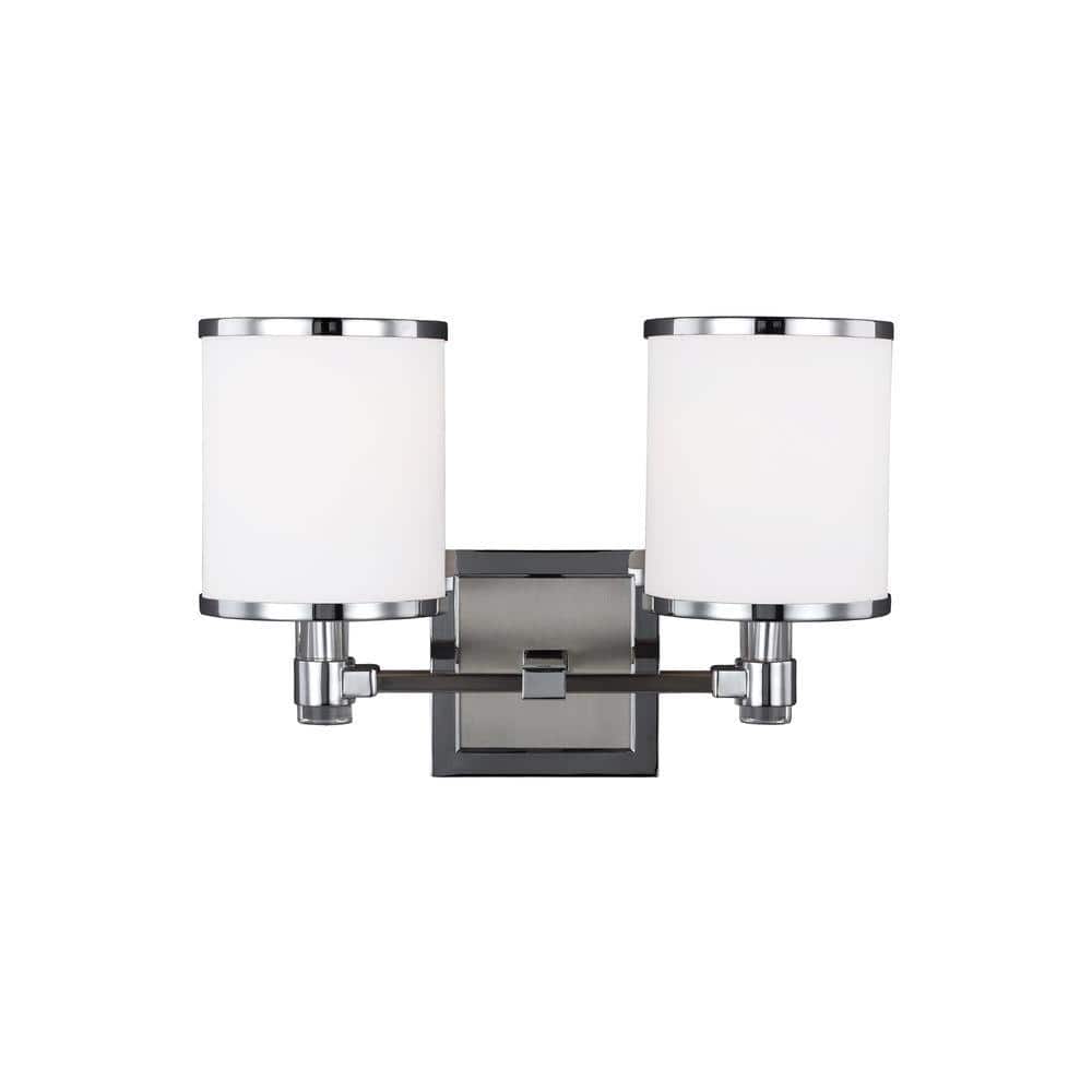 Reviews for Generation Lighting Prospect Park 14 in. 2Light Satin
