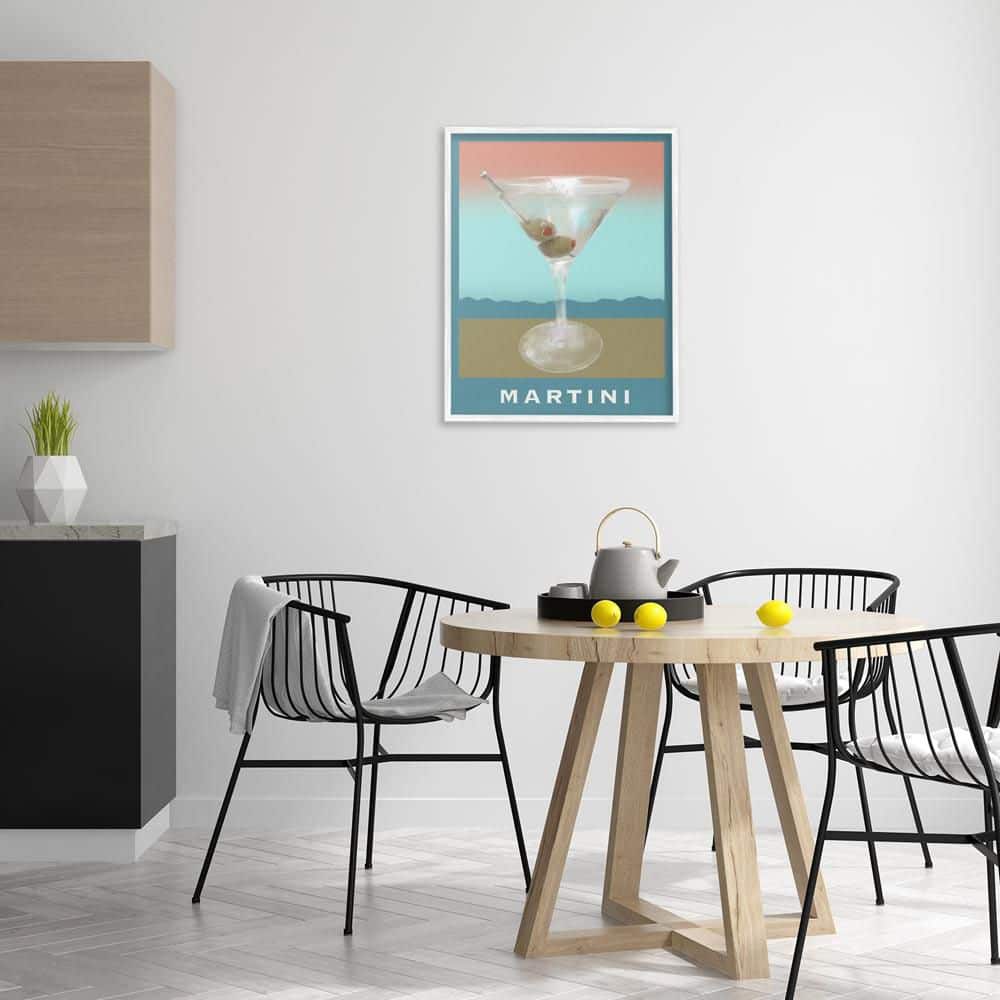 Martini Over Muted Tones by Matthew Piotrowicz White Framed Food Giclee Art Print 30 in. x 24 in. price history on PriceWatchPro