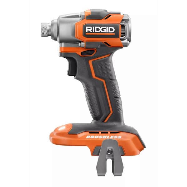 RIDGID - 18V SubCompact Brushless Cordless Impact Driver Kit with (1) 2.0 Ah Battery, Charger, and Bag