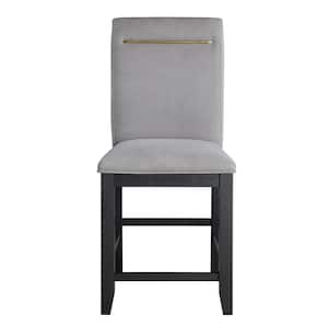 Yves Grey Counter Chair (Set of 2)