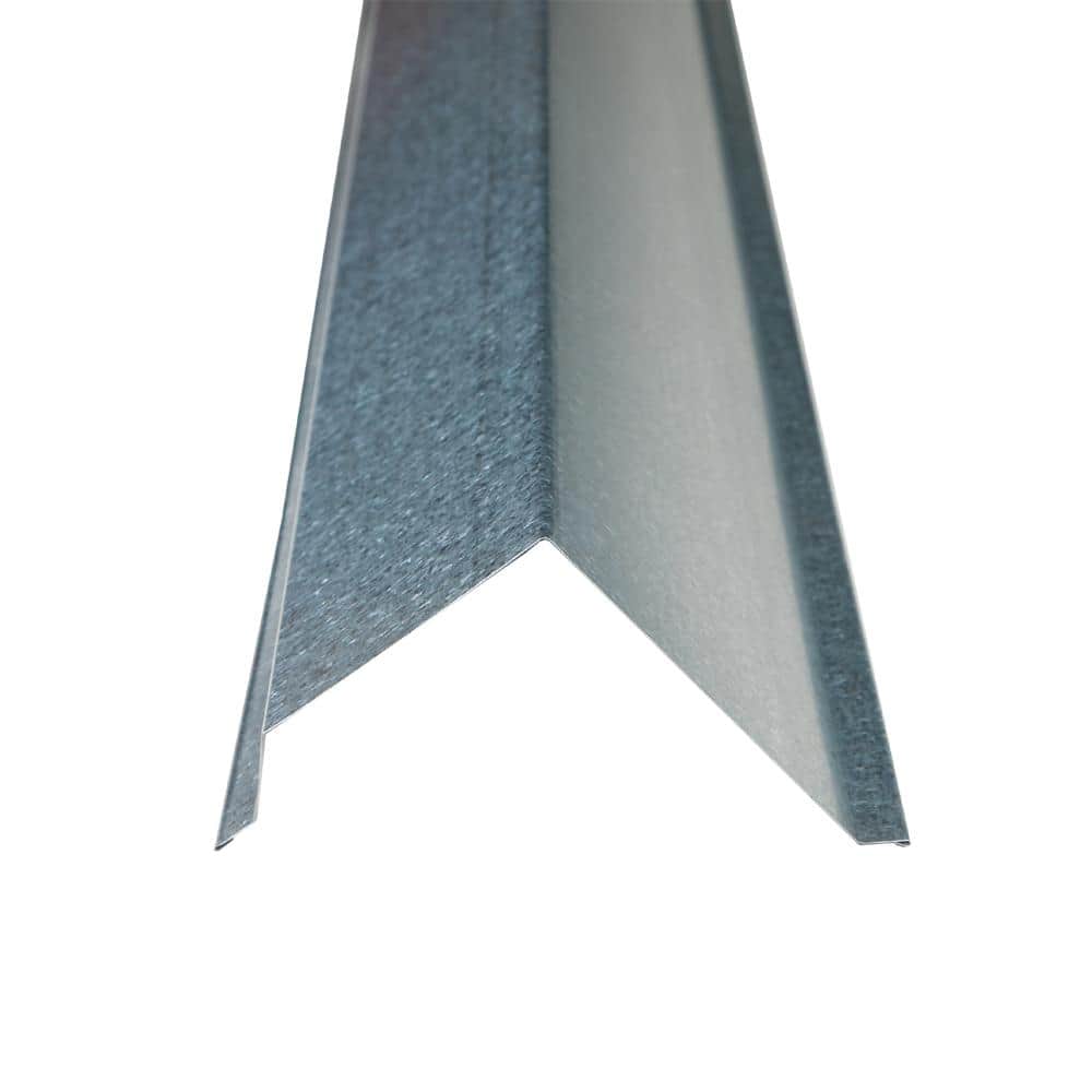 Metal Sales 6.3 in. x 10.5 ft. Galvalume Steel Gable Trim Drip Edge