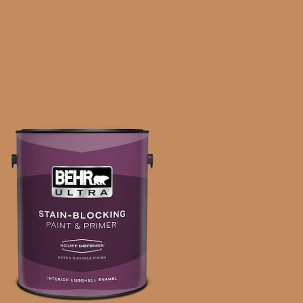 BEHR ULTRA 1 gal. #PPU3-13 Glazed Ginger Extra Durable Eggshell Enamel Interior Paint & Primer